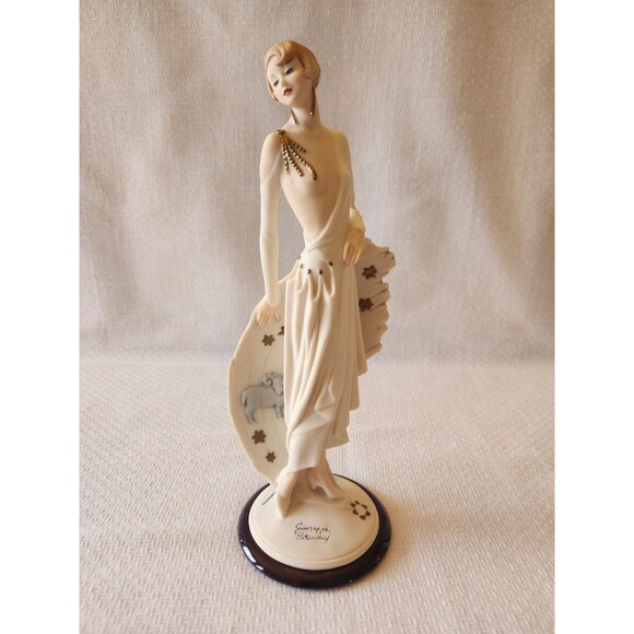 Zodiac Aries Woman Figurine Ram Stars 2004 Giuseppe Armani Made in Italy 10" - Picture 5 of 14
